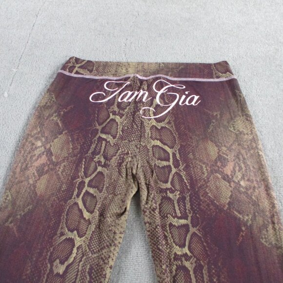 IAMGIA Blare Trackpant Womens Large Snake Print Pants Only Stretch Pull On NEW - Picture 6 of 15